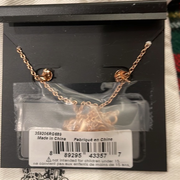 Coach Stud Earrings and Necklace set - Picture 3 of 5